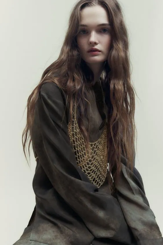 TOP BRALETTE METÁLICO