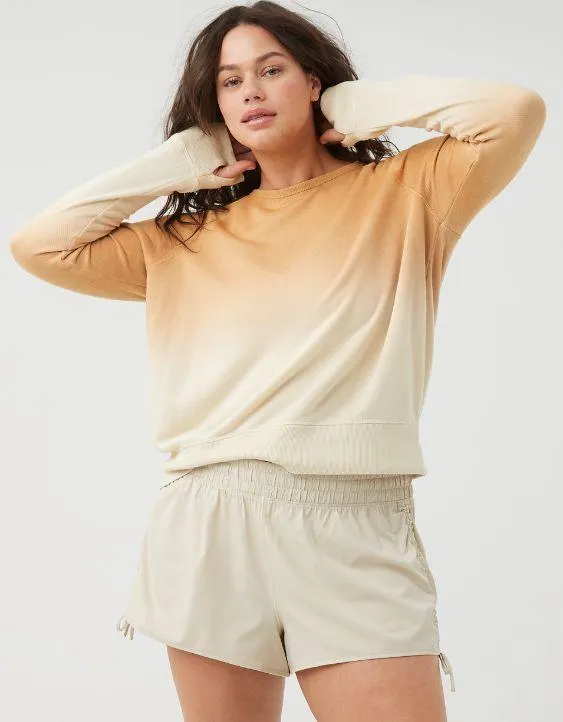 OFFLINE By Aerie Sweatshirt de Felpa con Cuello Redondo