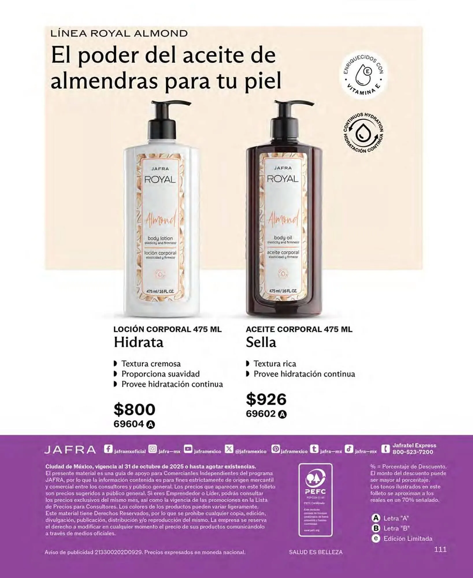 Catálogo de Catálogo Jafra 1 de octubre al 31 de octubre 2025 - Pagina 111