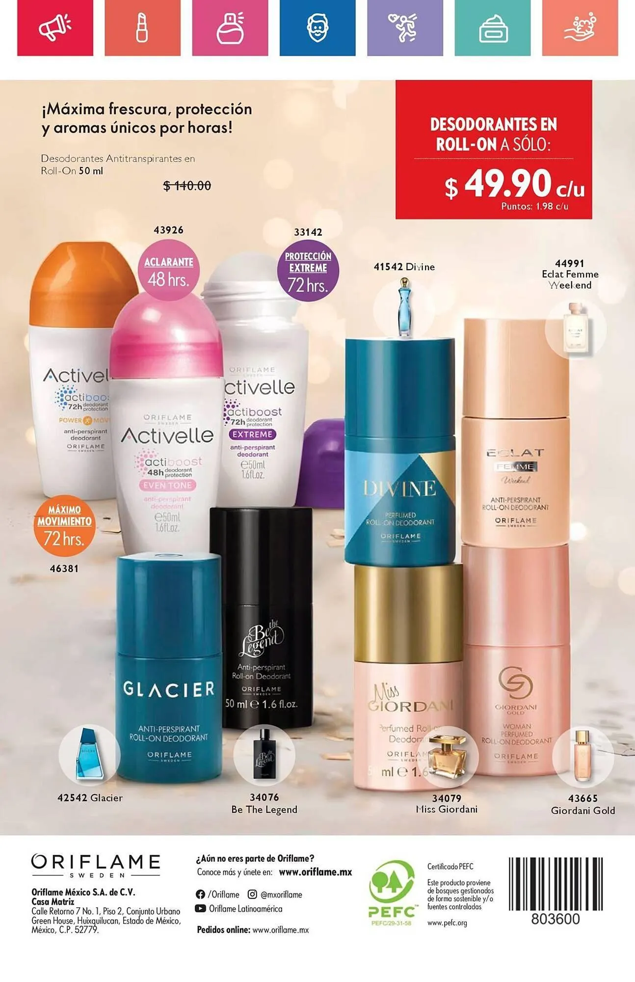 Catálogo de Catálogo Oriflame 11 de noviembre al 29 de noviembre 2024 - Pagina 132