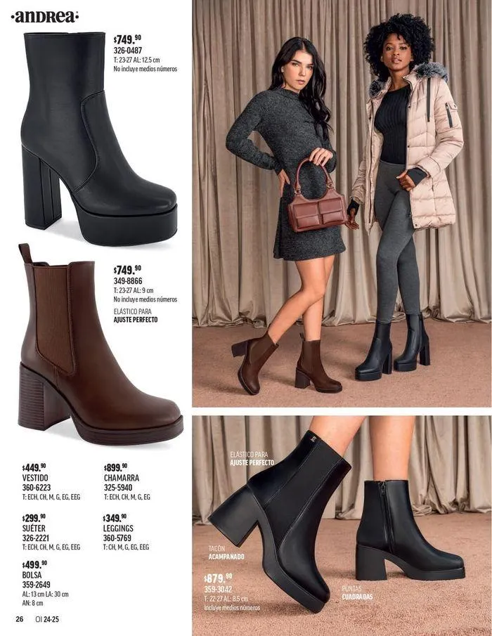 Catálogo de ANDREA - CALZADO DAMA 26 de agosto al 25 de enero 2025 - Pagina 118