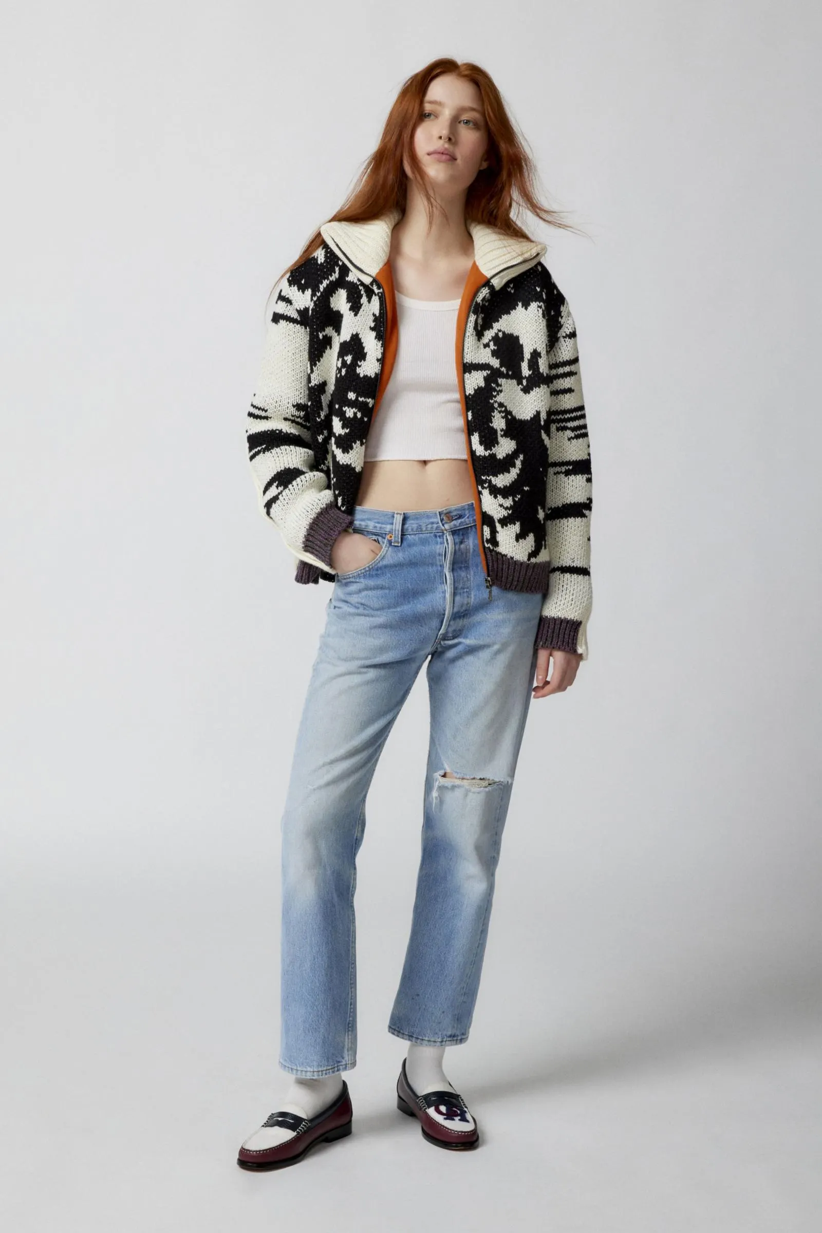 Mandinga Swatch Upcycled Sweater Jacket