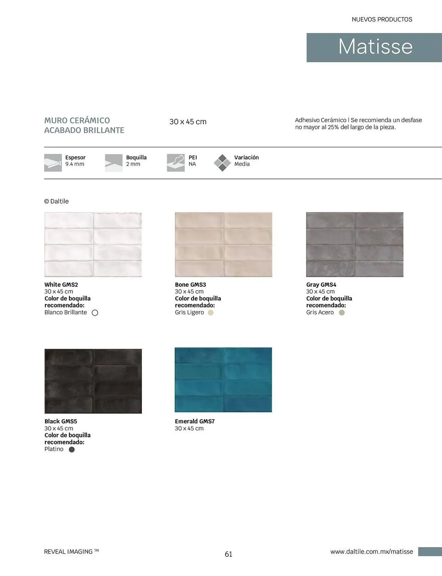 Catálogo de Catálogo Daltile 1 de enero al 31 de diciembre 2024 - Pagina 61
