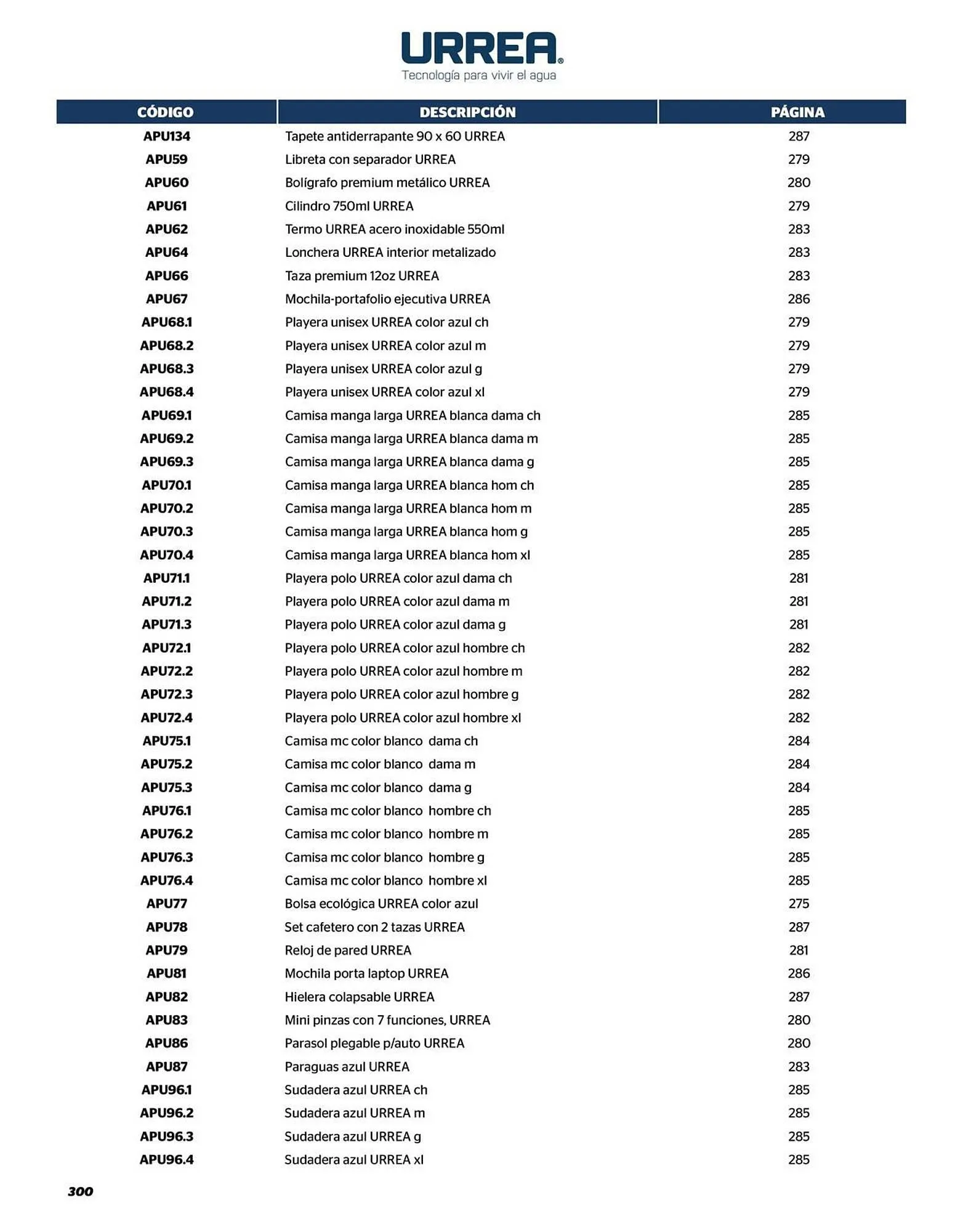 Catálogo de Catálogo Urrea 24 de abril al 31 de diciembre 2026 - Pagina 302