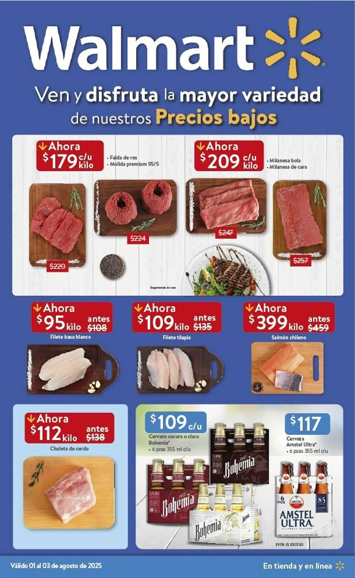Catálogo de Catálogo Walmart 1 de agosto al 3 de agosto 2025 - Pagina 1