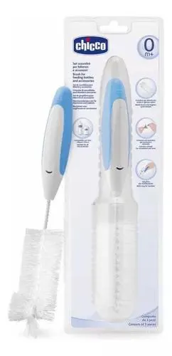 Chicco Escobilla Para Limpieza De Biberones Azul 3 En 1