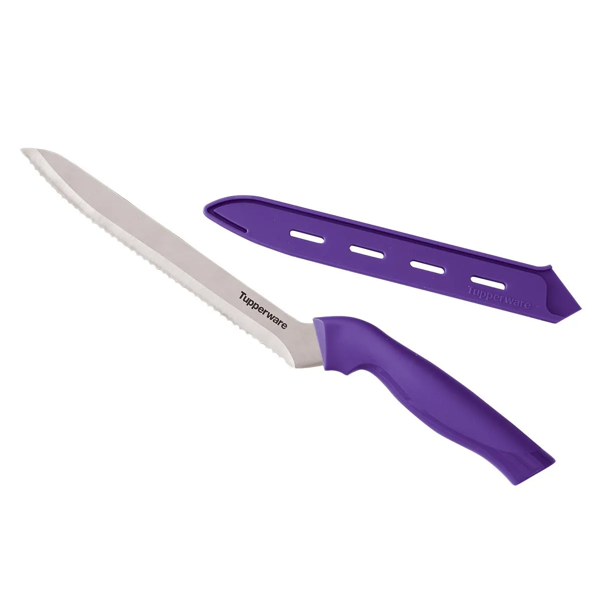 Cuchillo de sierra 20cm con funda Tupperware