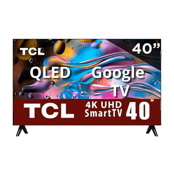 TV TCL Pantalla 40 Pulgadas QLED Smart Google TV 40Q31K