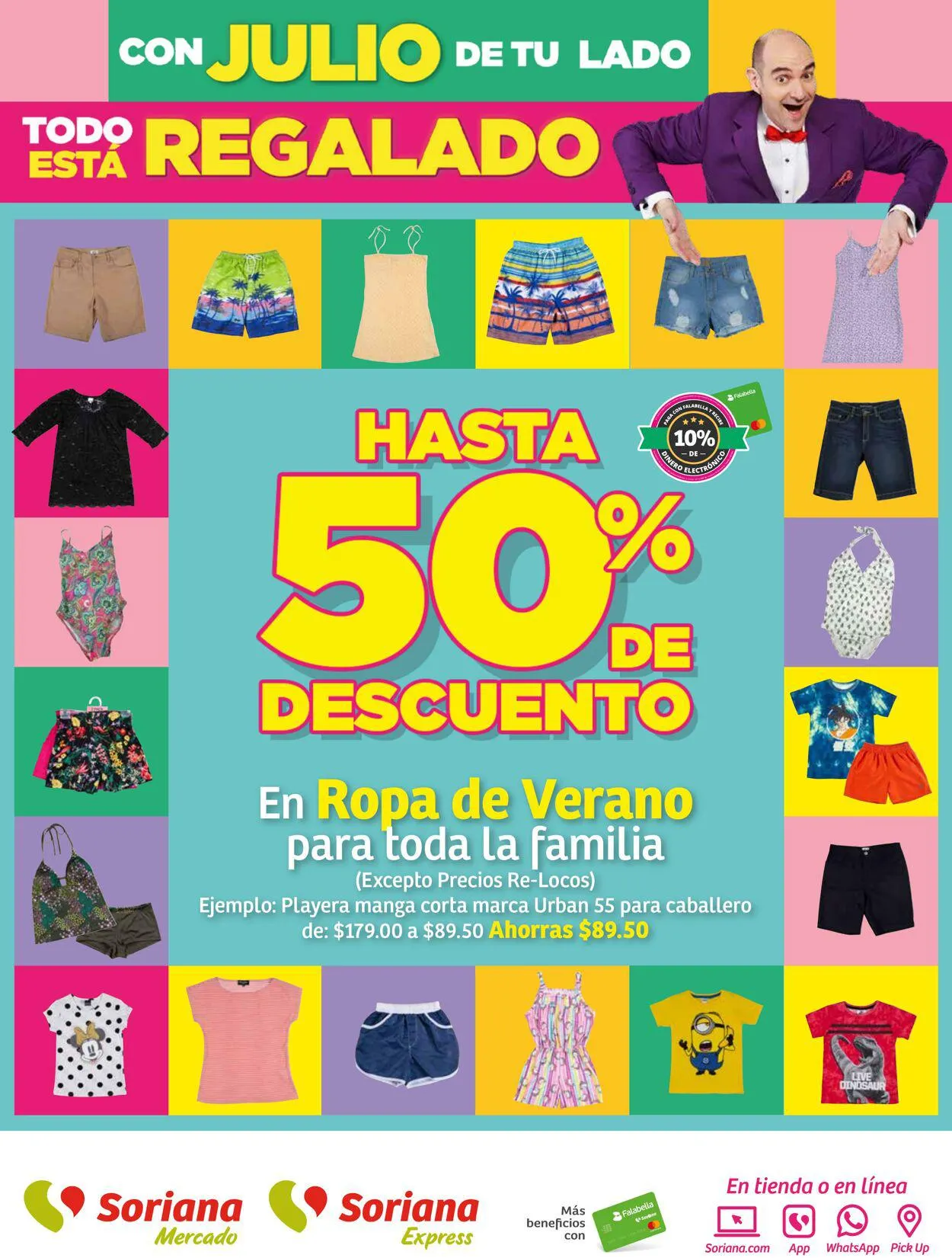 Catálogo de Soriana - Folleto Julio Regalado Mercado Nacional Oferta actual 20 de julio al 27 de julio 2023 - Pagina 1