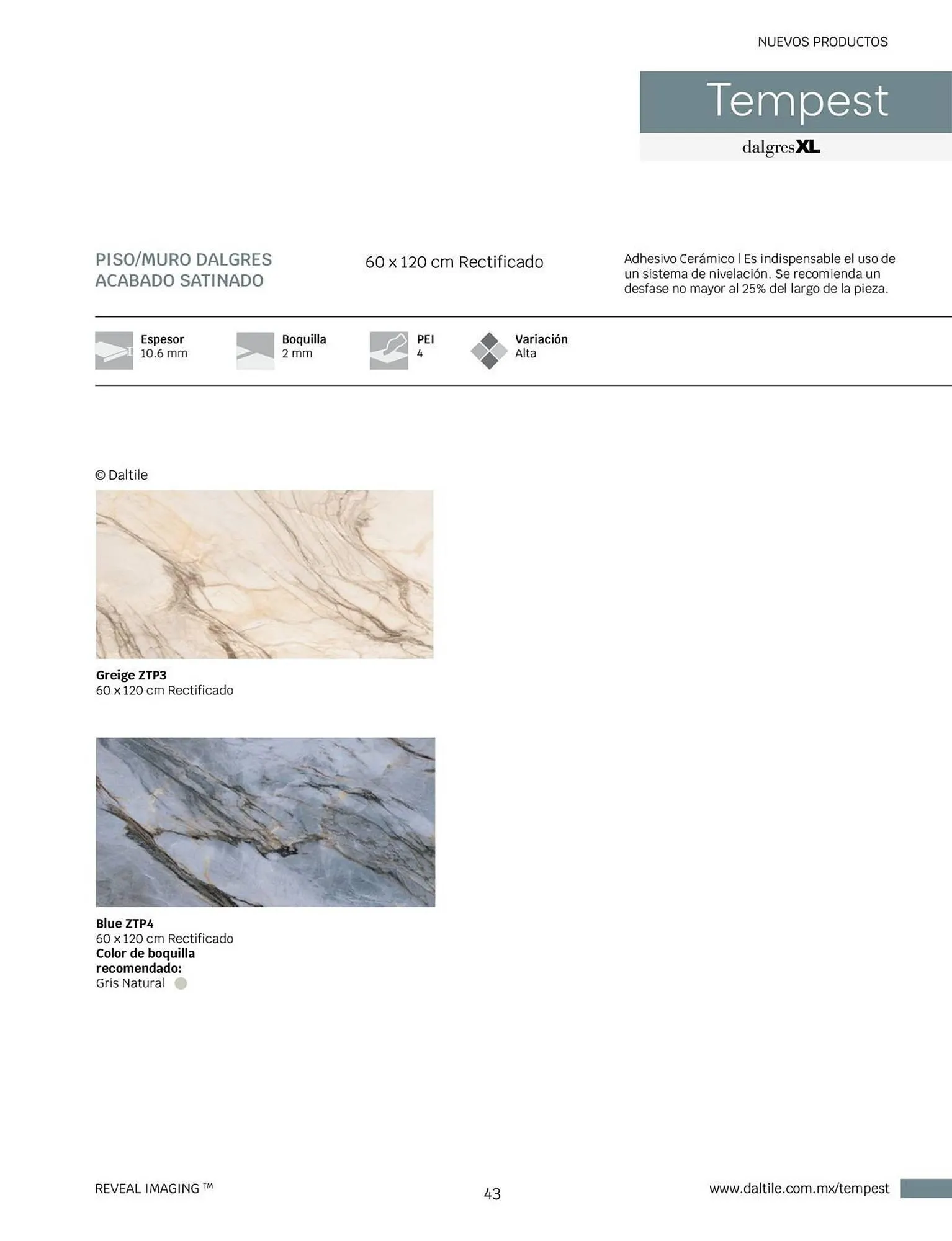 Catálogo de Catálogo Daltile 1 de enero al 31 de diciembre 2024 - Pagina 43