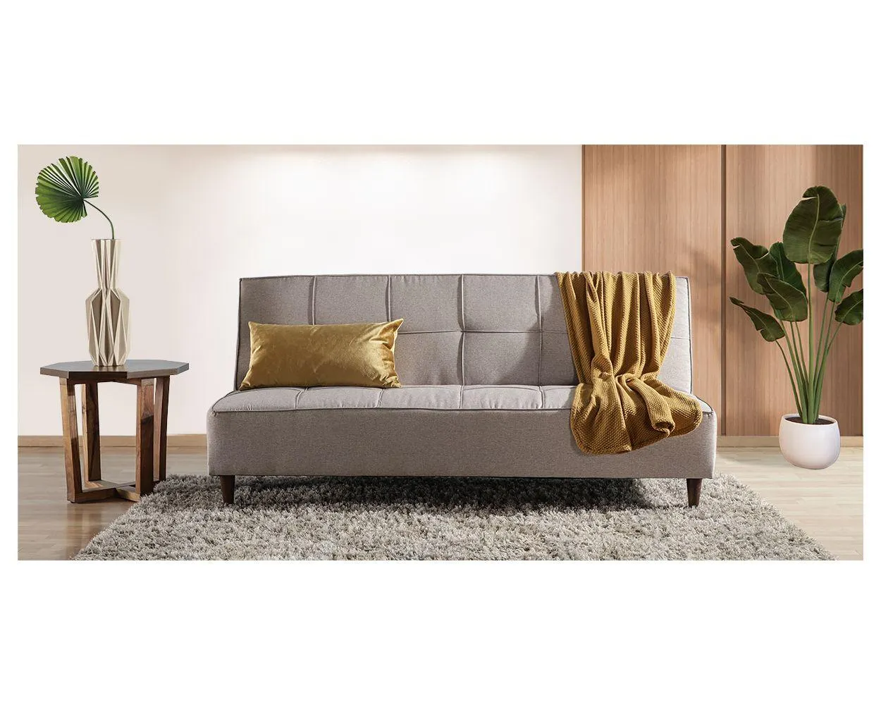 Sofá Cama Reclinable Frisia Café