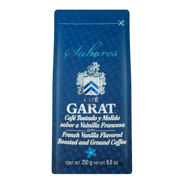 Café Garat molido sabor vainilla francesa 250 g