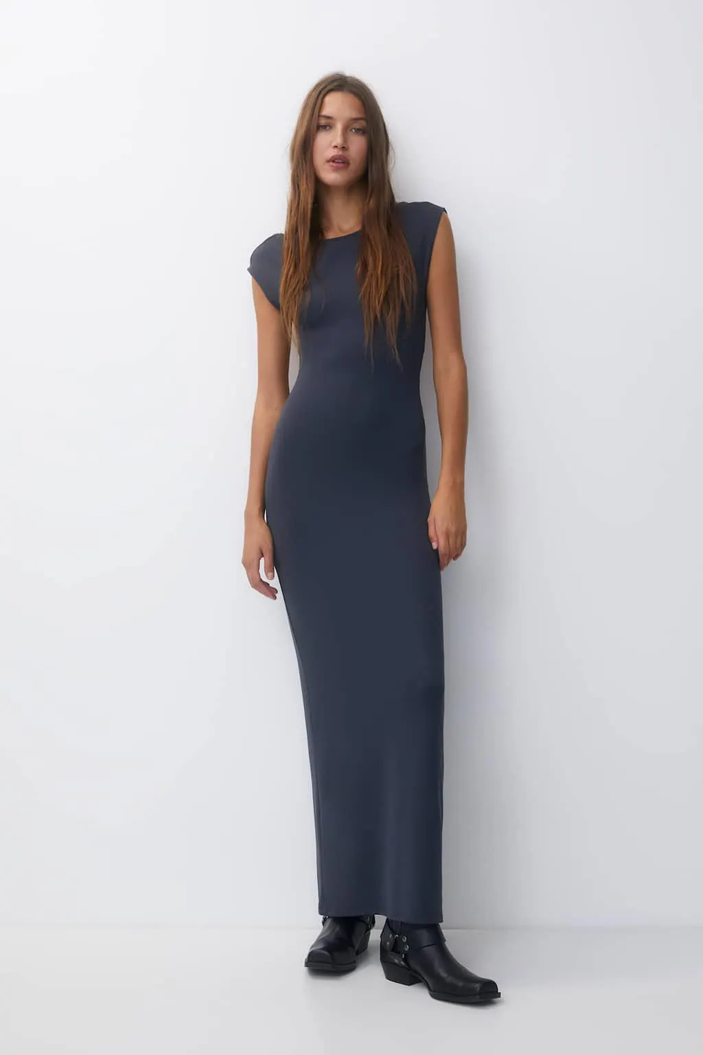 VESTIDO LARGO ESPALDA DESCUBIERTA