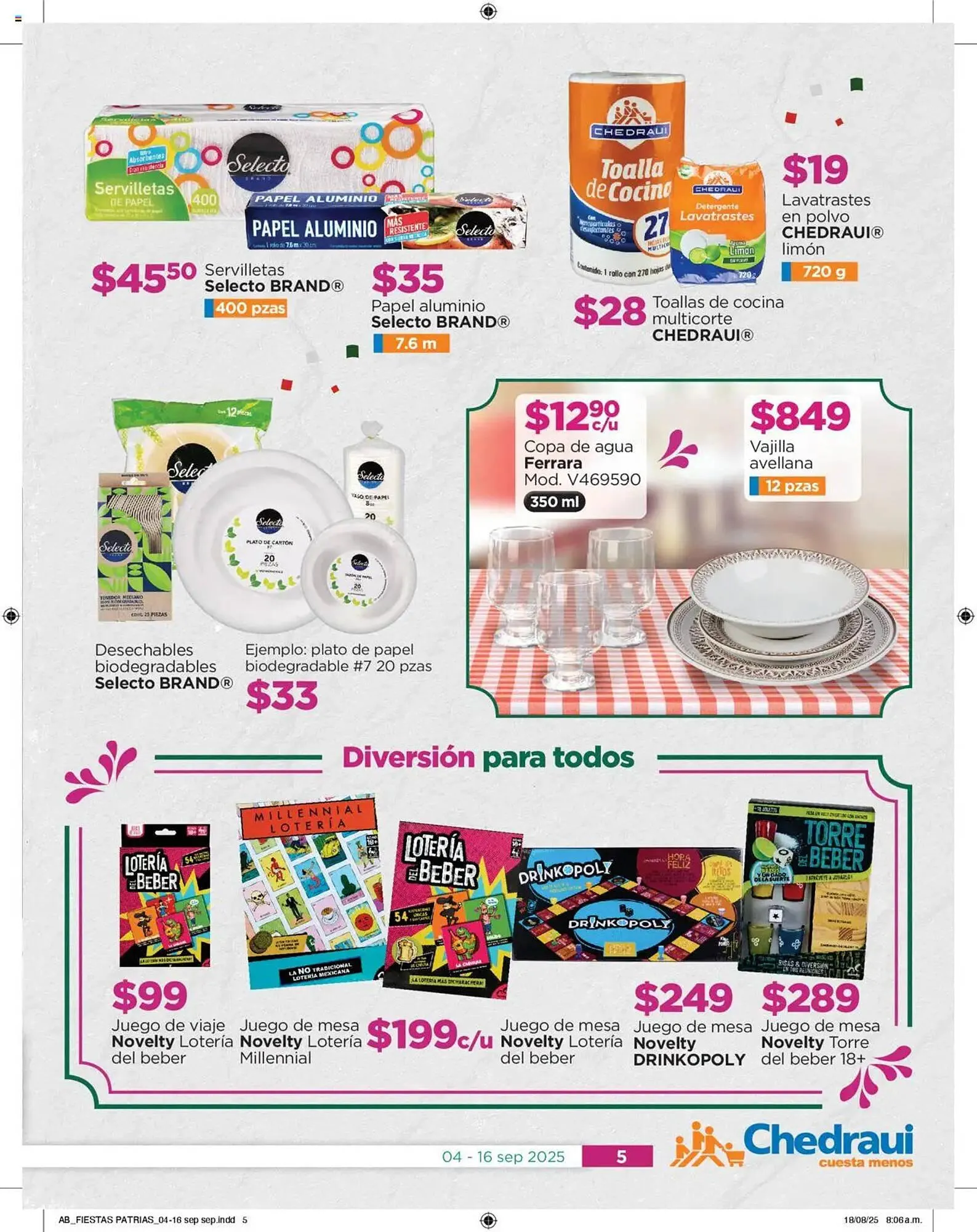 Catálogo de Folleto Chedraui 4 de septiembre al 17 de septiembre 2025 - Pagina 5