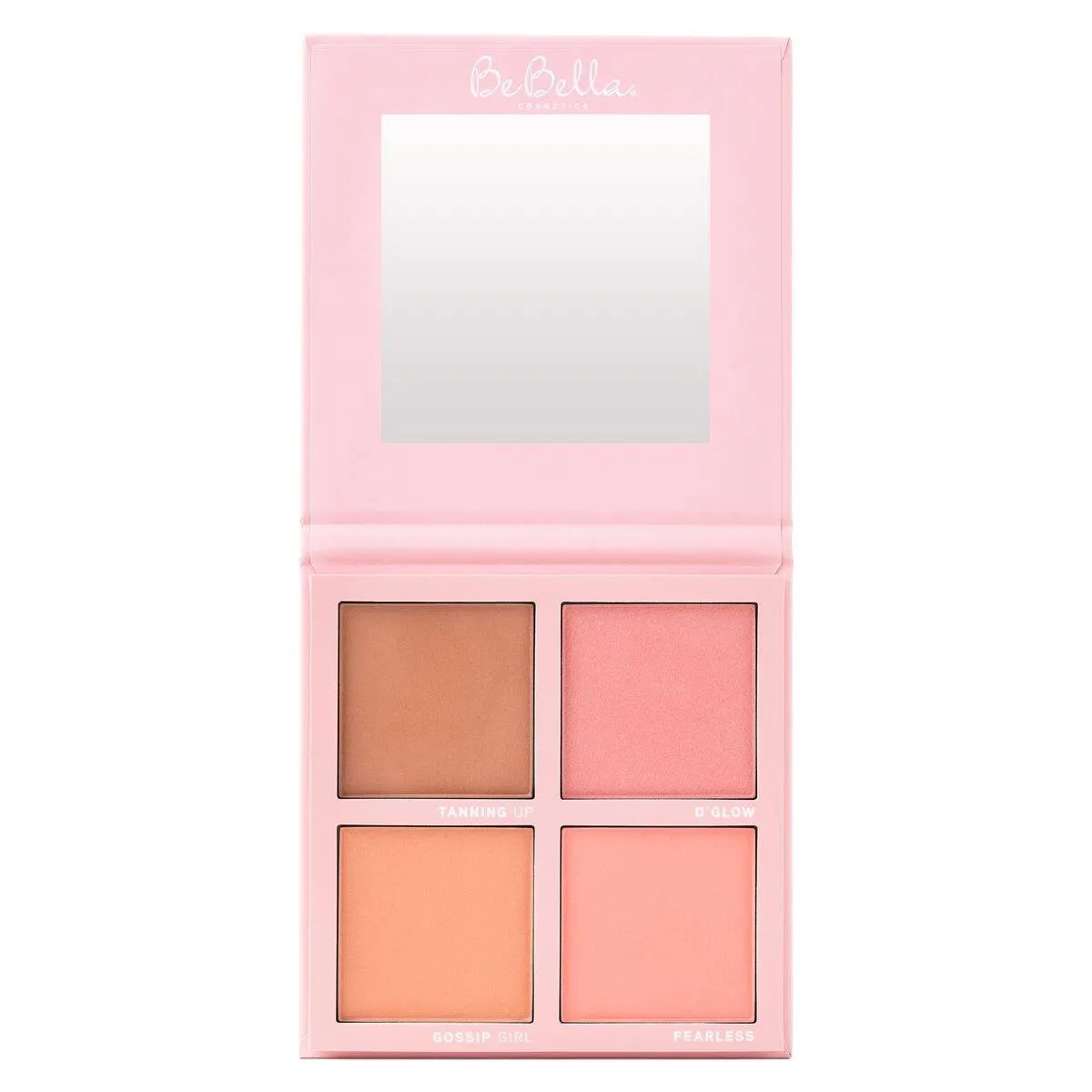 PALETA DE RUBORES MEDIUM BLUSHED COLOR QUAD - BEBELLA