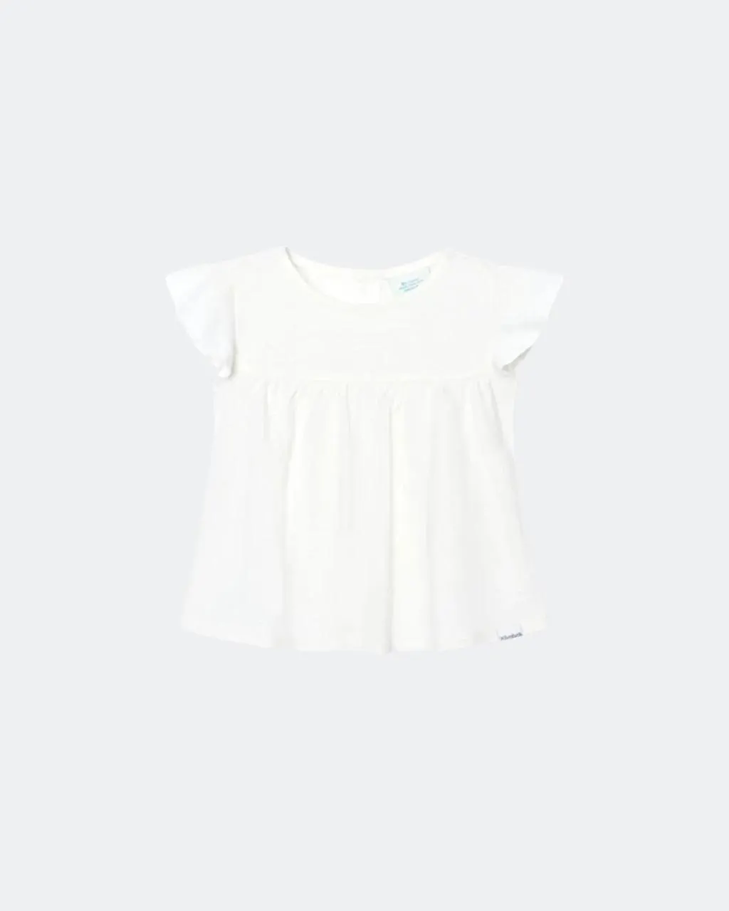 Camiseta punto flamé de bebé niña