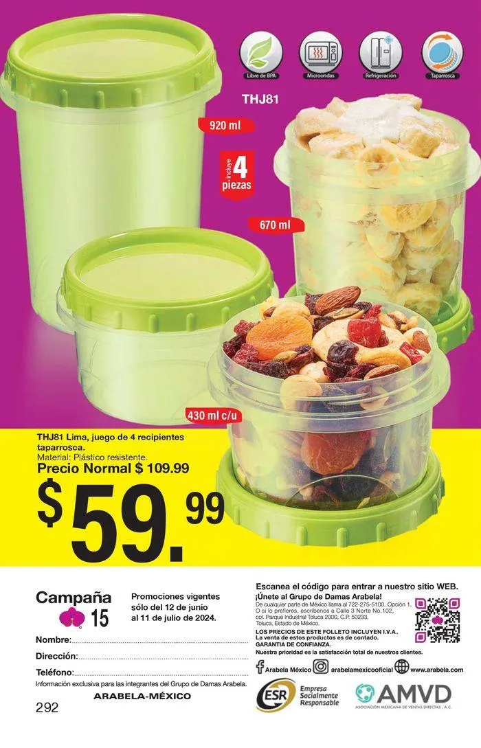 Catálogo de Arabela Campaña 15 25 de junio al 11 de julio 2024 - Pagina 262