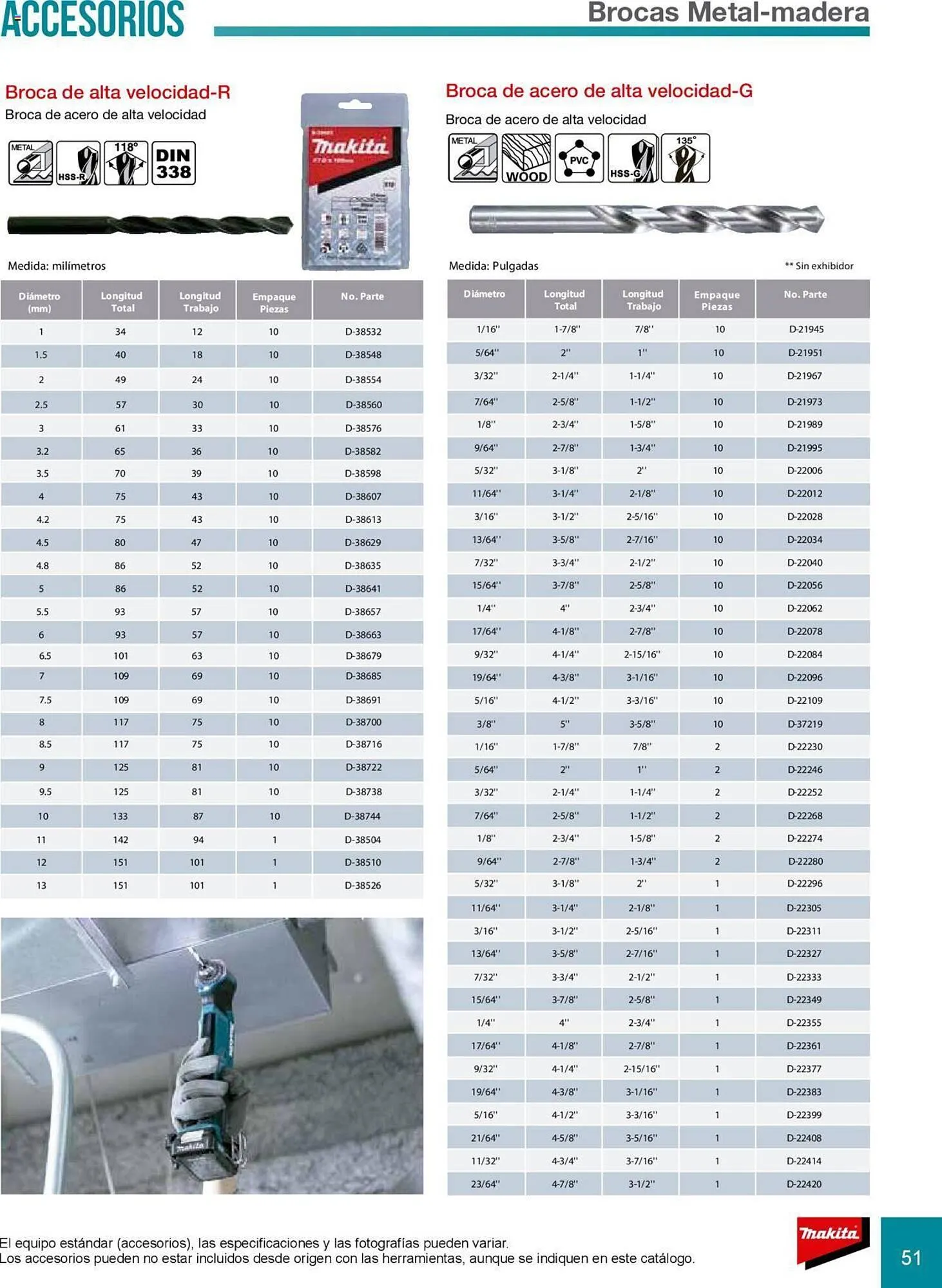 Catálogo de Catálogo Makita 8 de julio al 31 de diciembre 2025 - Pagina 51