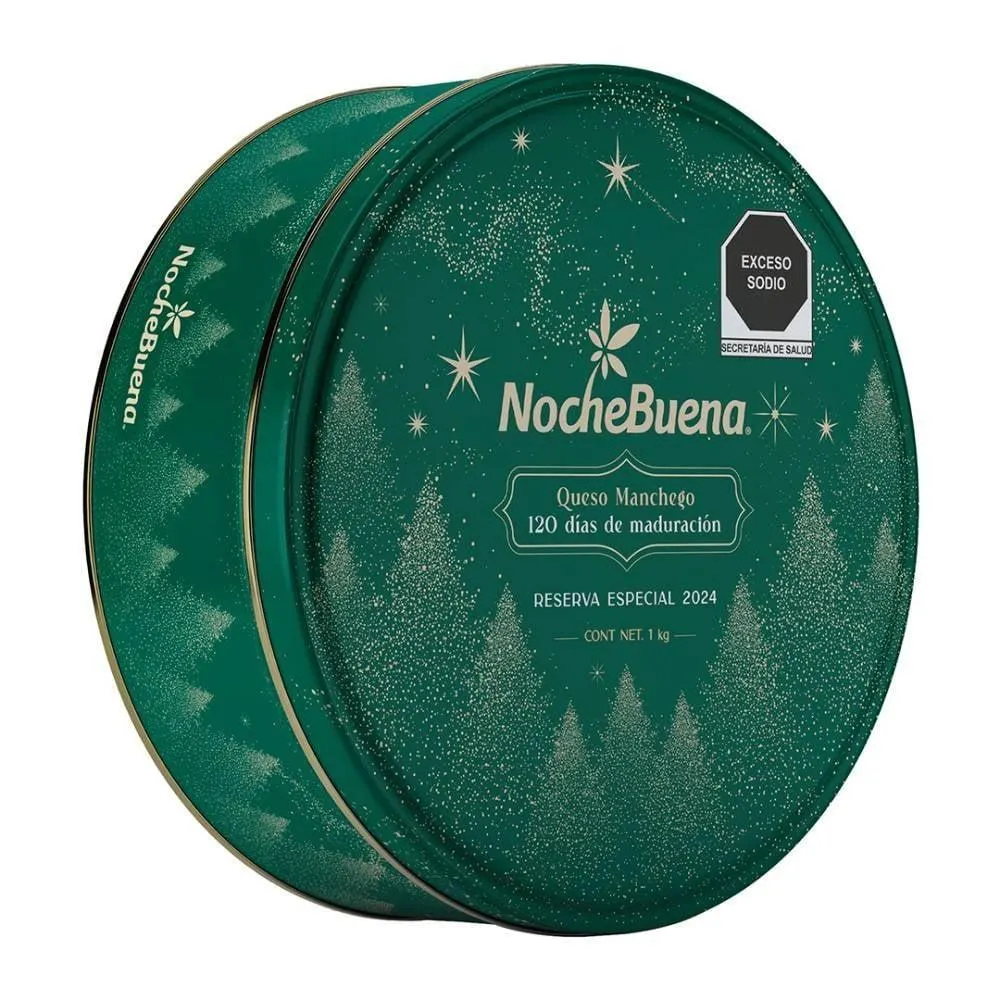 Queso manchego Nochebuena reserva especial 120 días de maduración 1 Kg