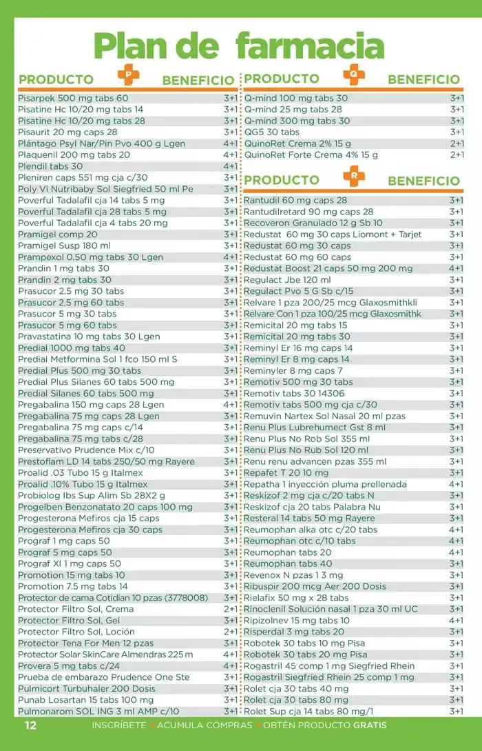 Catálogo de Plan de Farmacia 17 de octubre al 31 de diciembre 2024 - Pagina 12