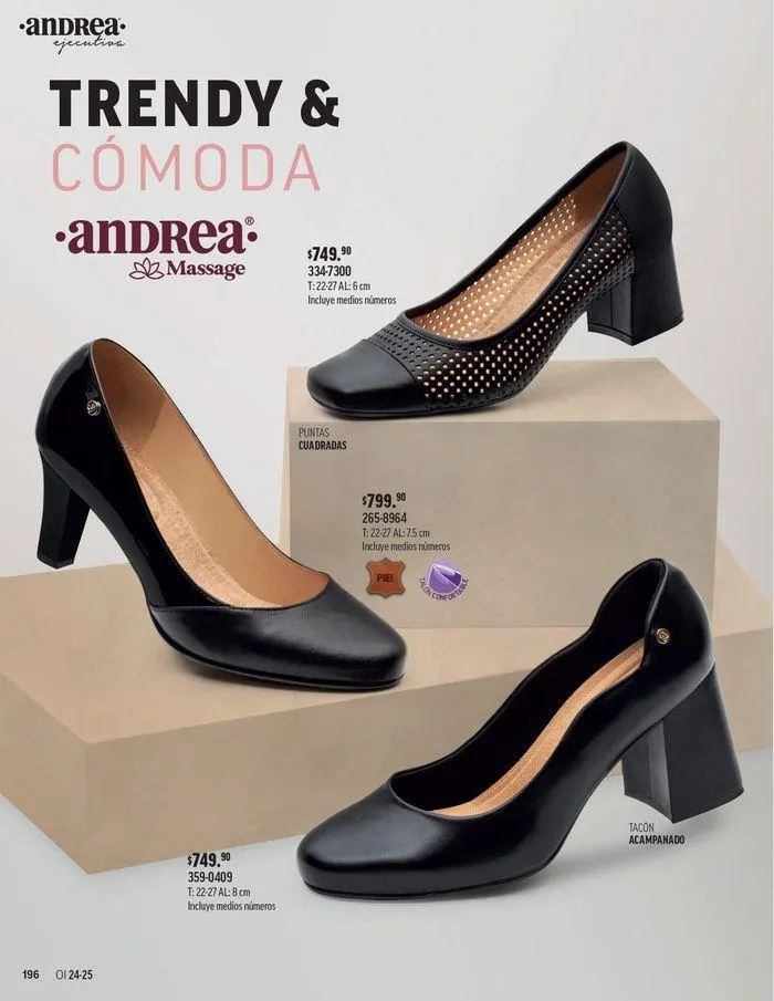 Catálogo de ANDREA - CALZADO DAMA 26 de agosto al 25 de enero 2025 - Pagina 106