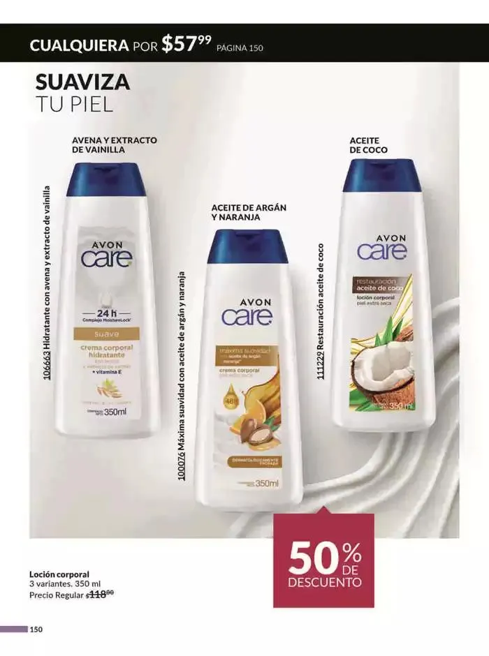 Catálogo de Avon COSMÉTICOS C3 3 de enero al 3 de febrero 2025 - Pagina 150
