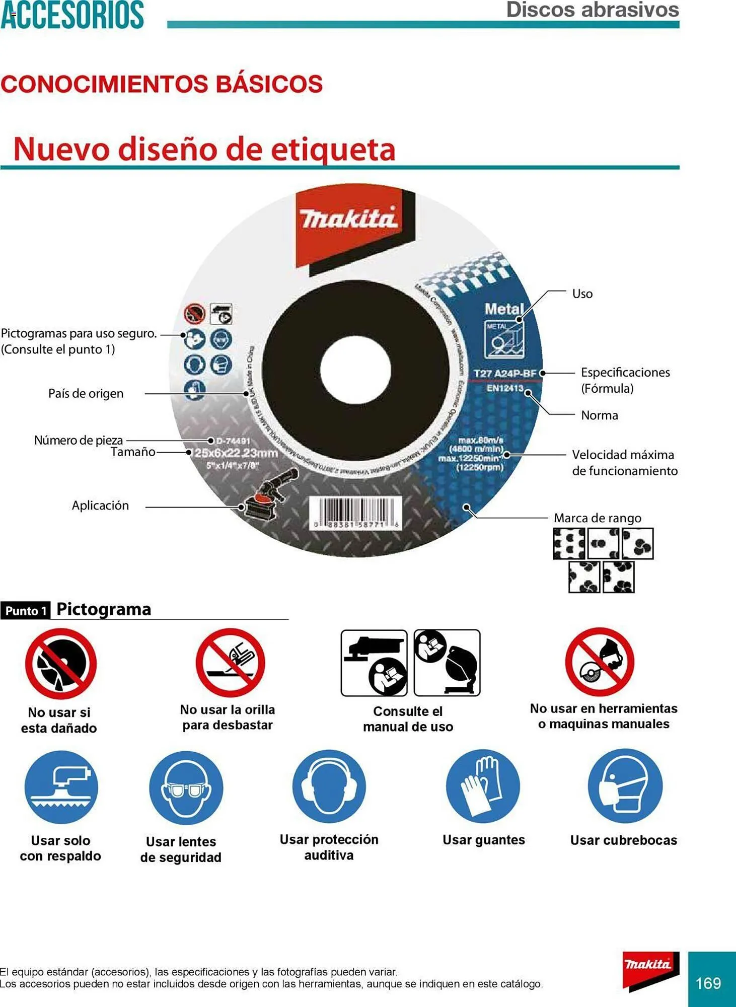 Catálogo de Catálogo Makita 8 de julio al 31 de diciembre 2025 - Pagina 169