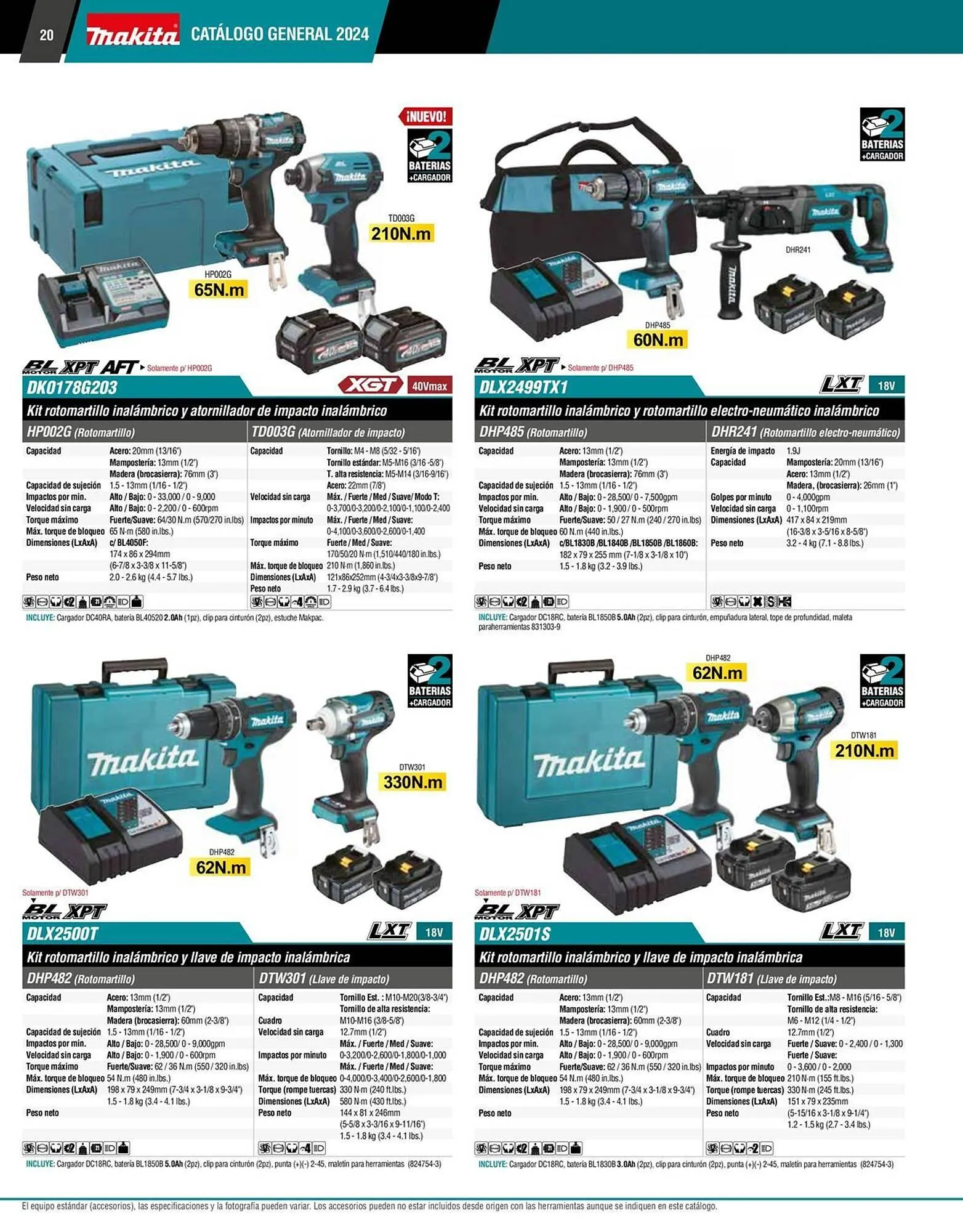 Catálogo de Catálogo Makita 12 de enero al 31 de diciembre 2026 - Pagina 20