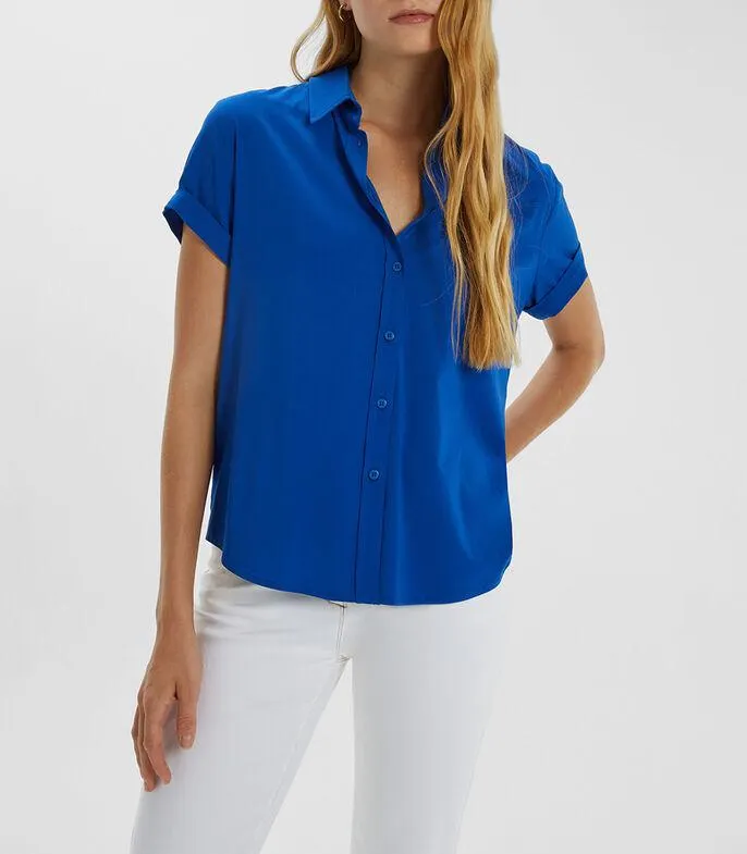 Camisa con manga corta Mujer