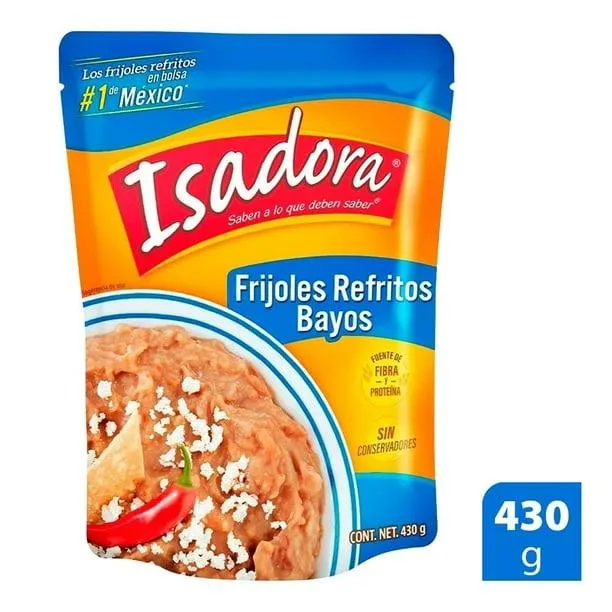 Frijoles bayos Isadora refritos 430 g