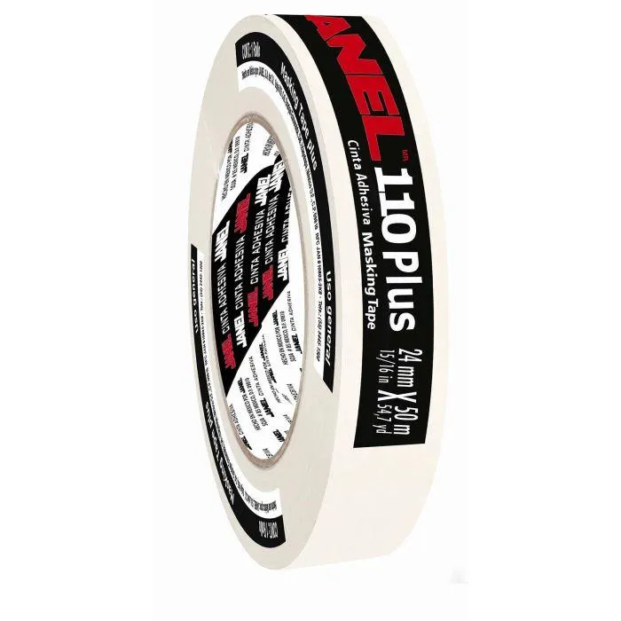 Cinta Adhesiva Masking Janel 110 Plus, 24 mm x 50 m.