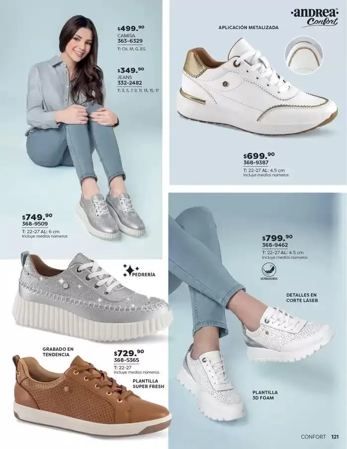 Catálogo de ANDREA | CALZADO DAMA 26 de enero al 24 de mayo 2025 - Pagina 121