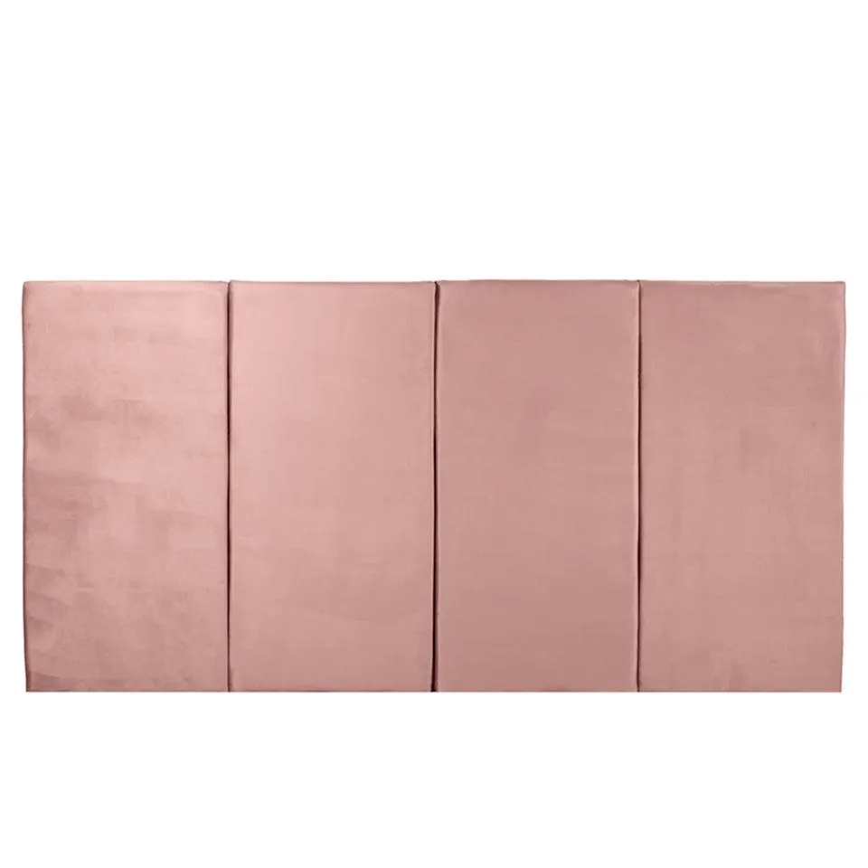 Juego de 4 paneles para cabecera modular King Size Lunaria - Rosa