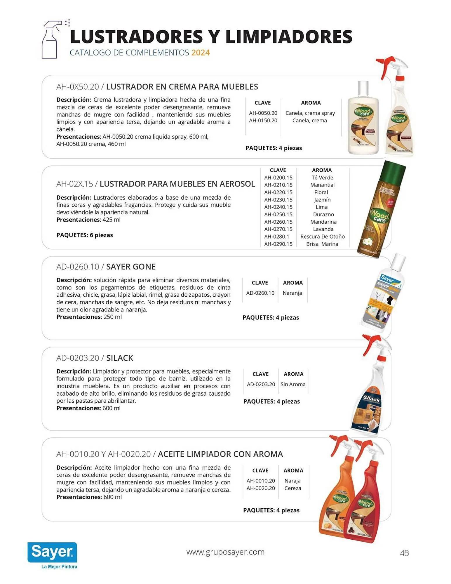 Catálogo de Catálogo Sayer 3 de enero al 31 de diciembre 2024 - Pagina 46