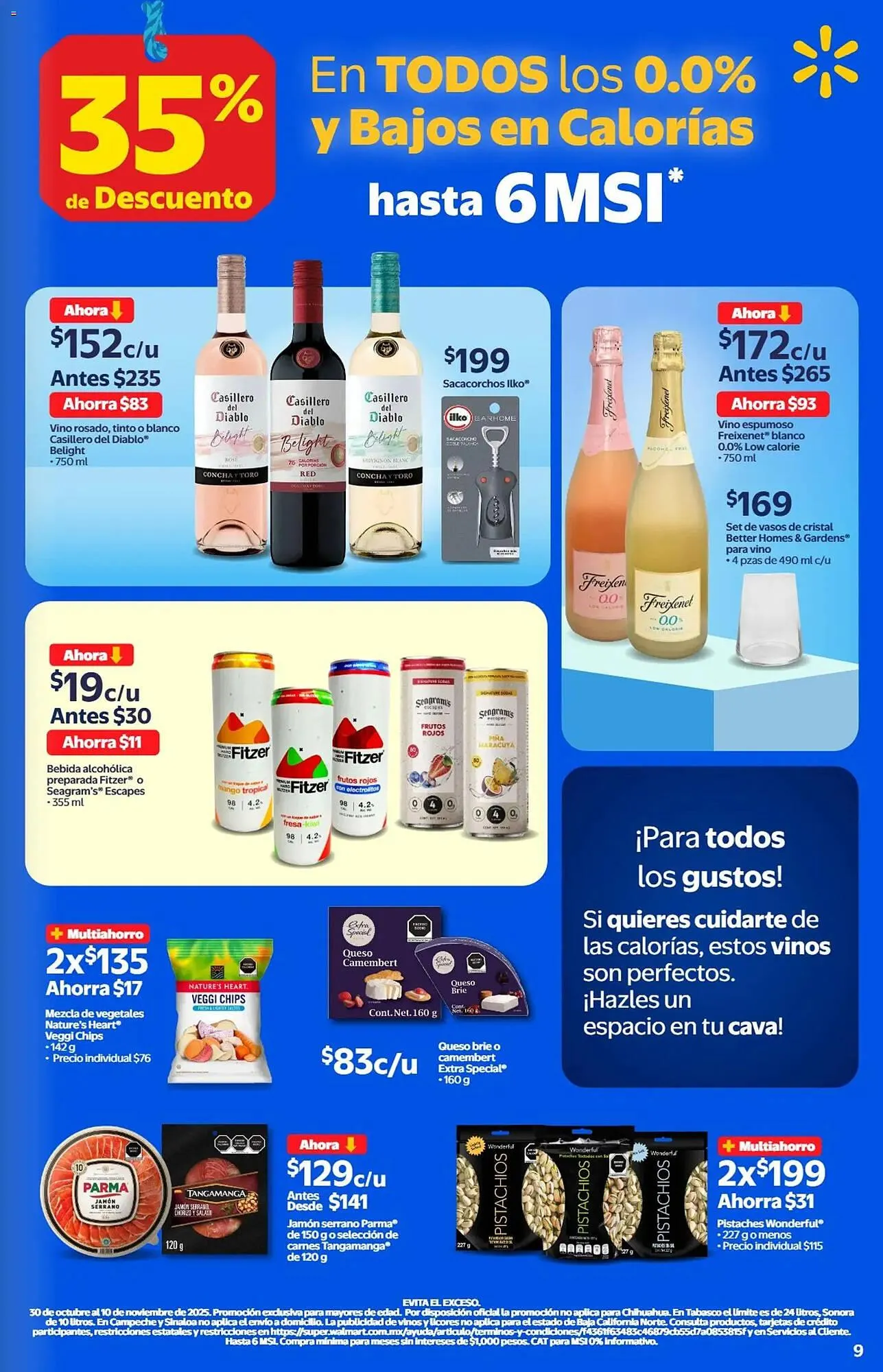Catálogo de Folleto Walmart 30 de octubre al 10 de noviembre 2025 - Pagina 9