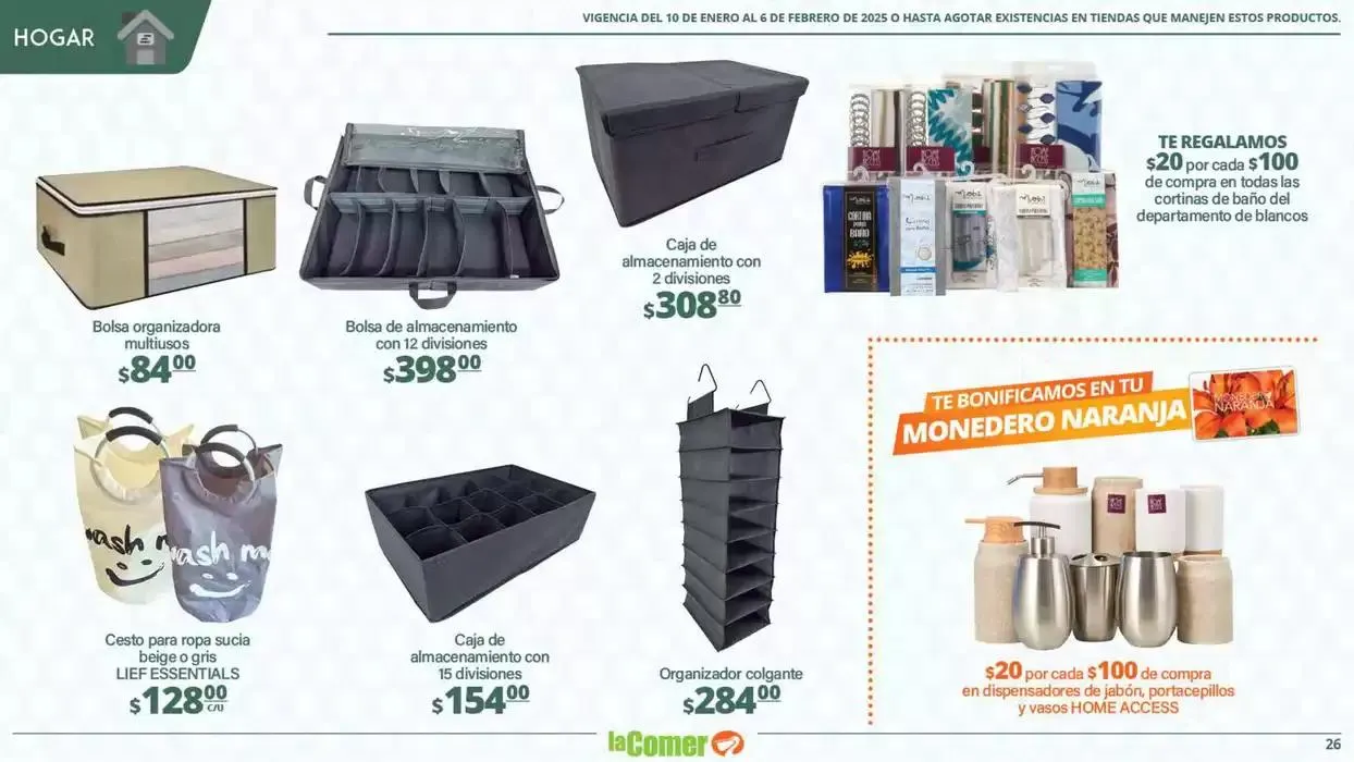 Catálogo de LIMPIA , Desinfecta, organiza, AHORRA 10 de enero al 6 de febrero 2025 - Pagina 26
