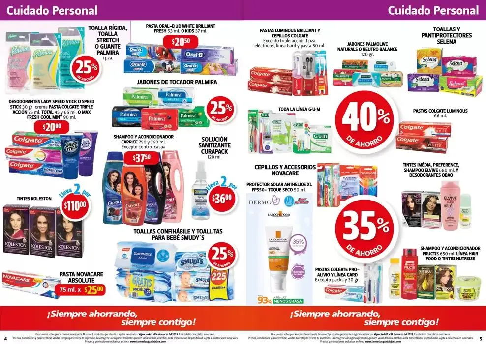 Catálogo de Boletín Farmacias Guadalajara 1 de marzo al 14 de marzo 2025 - Pagina 3