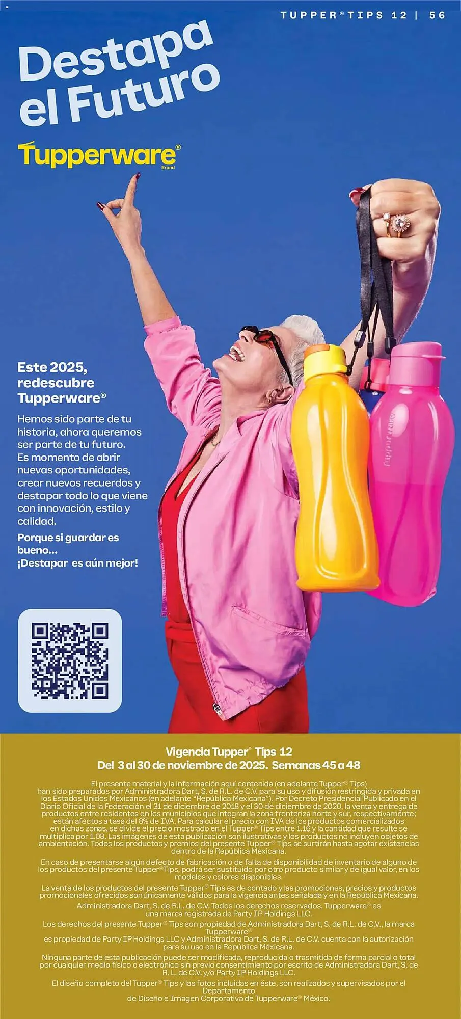 Catálogo de Catálogo Tupperware 3 de noviembre al 1 de diciembre 2025 - Pagina 56