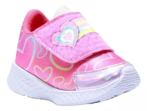 Tenis Para Niña Bebé Allie Fiusha/multicolor Fareli