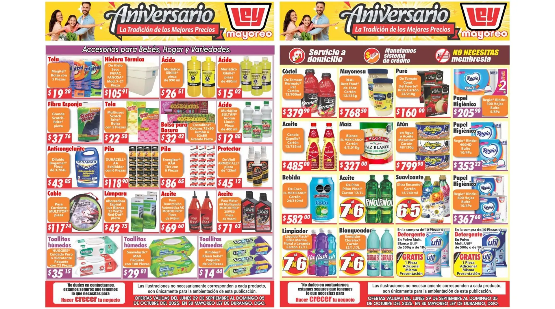 Catálogo de Folleto Casa Ley 29 de septiembre al 5 de octubre 2025 - Pagina 1