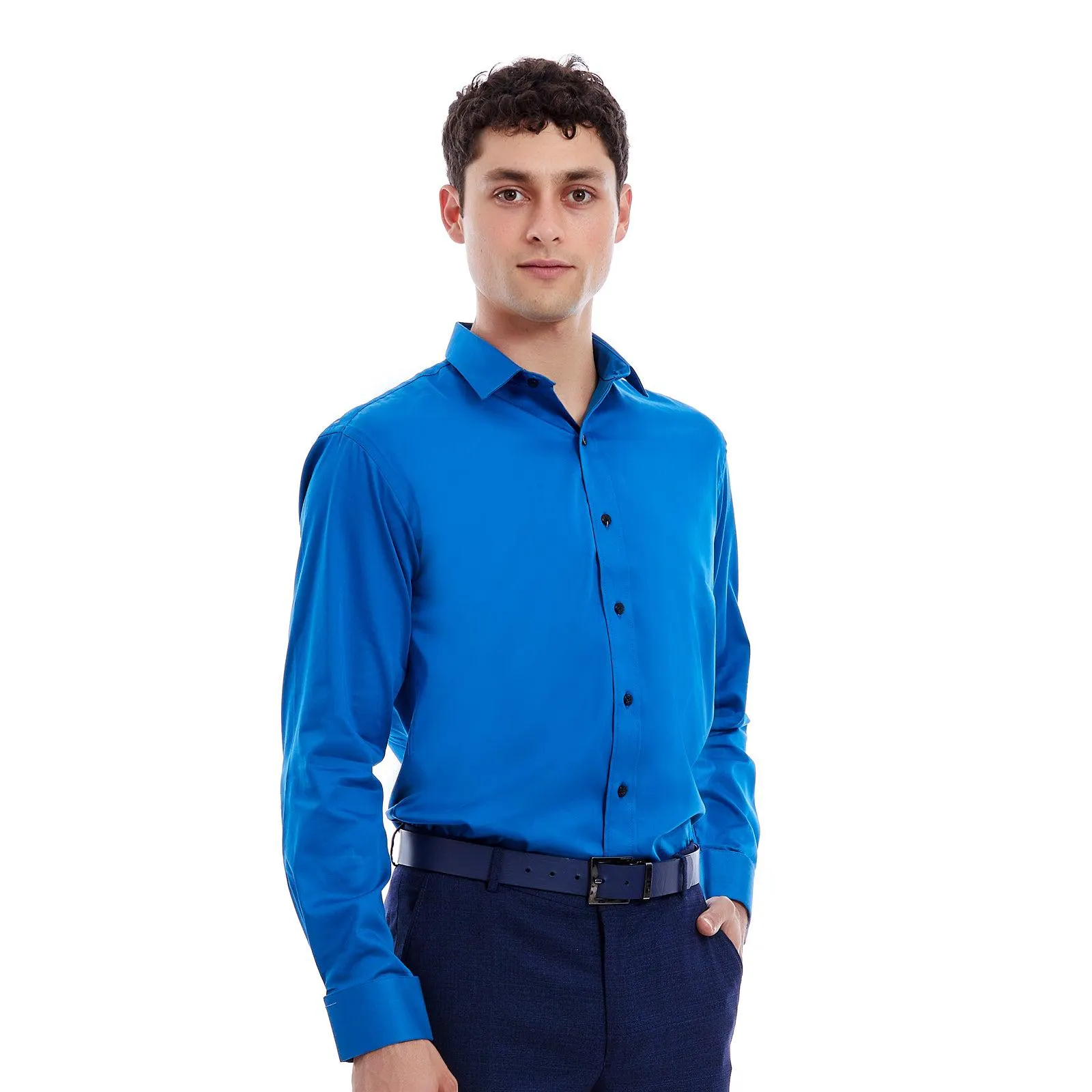 Camisa Ceremonia para hombre | Azul | Slim Fit
