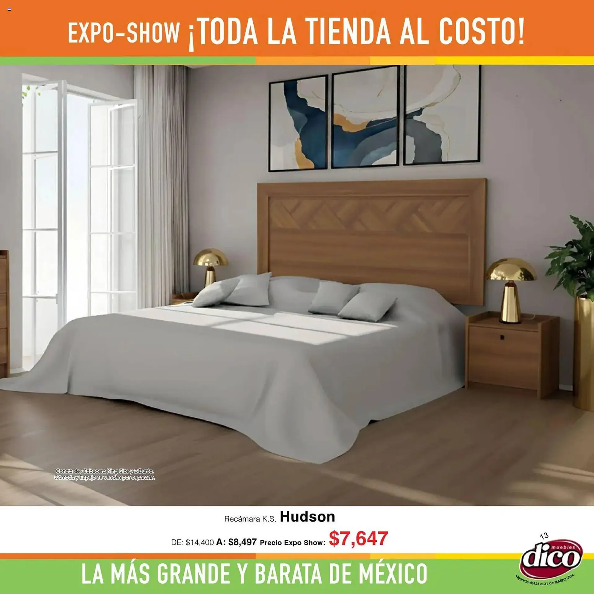 Catálogo de Catálogo Muebles Dico 26 de marzo al 1 de abril 2026 - Pagina 13