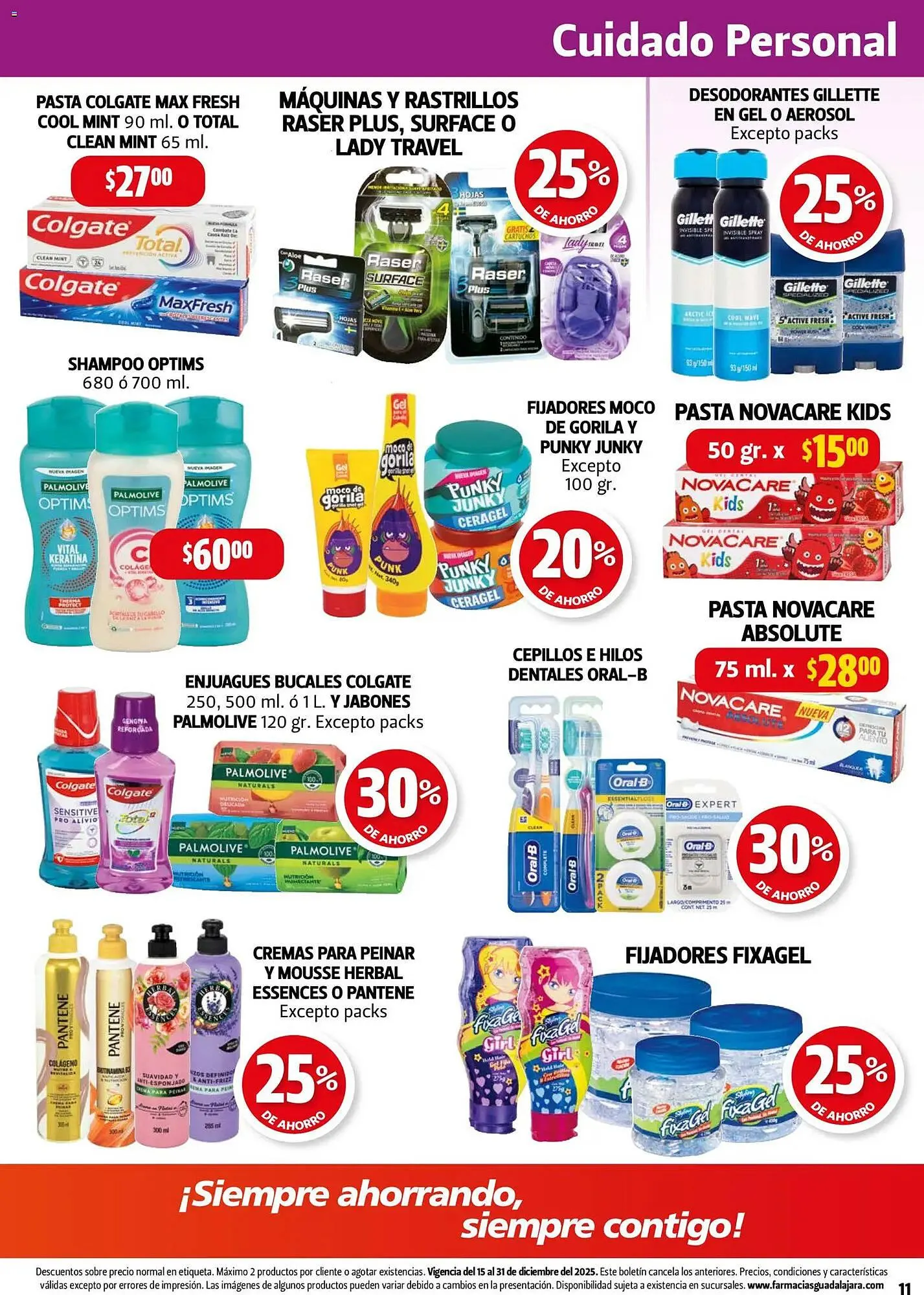 Catálogo de Folleto Farmacias Guadalajara 15 de diciembre al 31 de diciembre 2025 - Pagina 11
