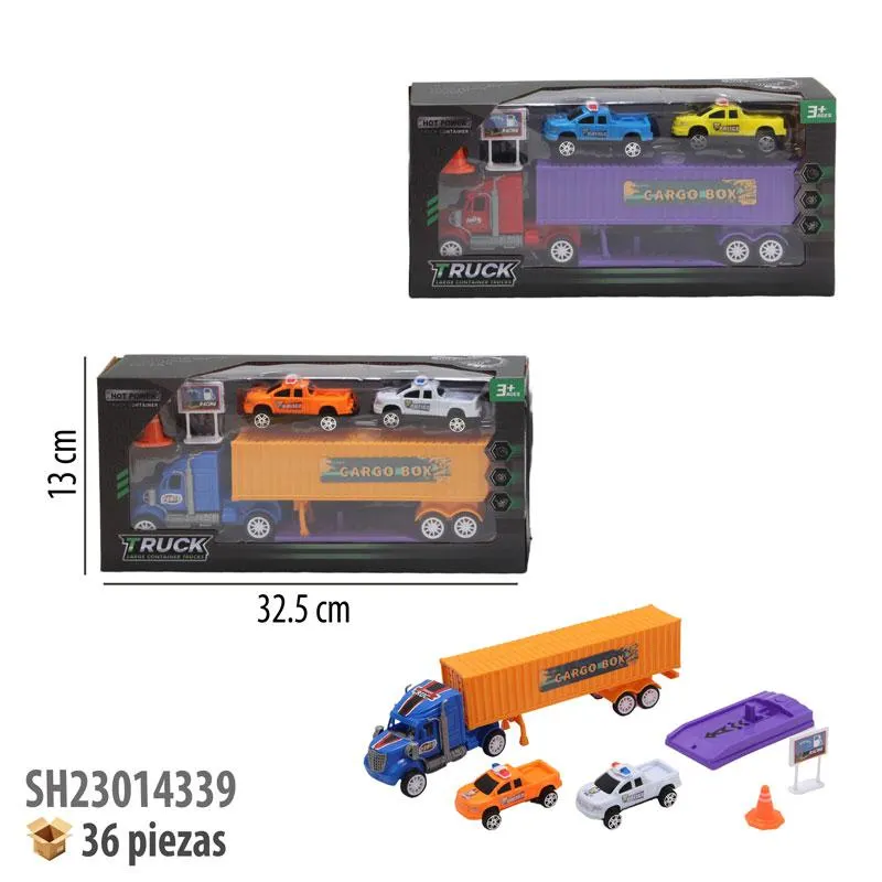 TRAILER CON CAMIONETAS FRICCION