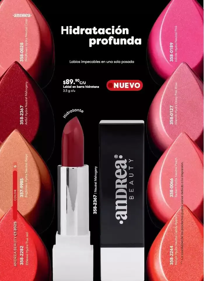 Catálogo de ANDREA | BELLEZA INTEGRAL DAMA 26 de enero al 22 de marzo 2025 - Pagina 6