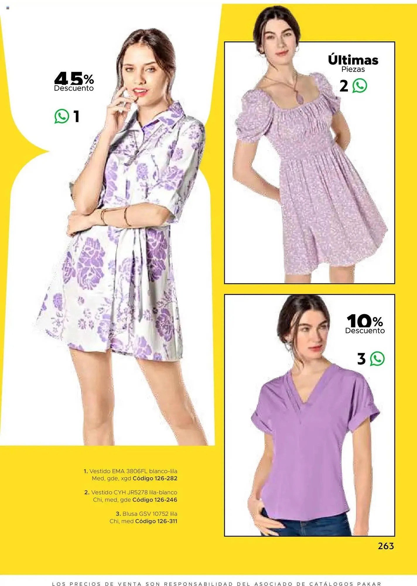 Catálogo de Catálogo SC Pakar 24 de julio al 1 de enero 2026 - Pagina 263