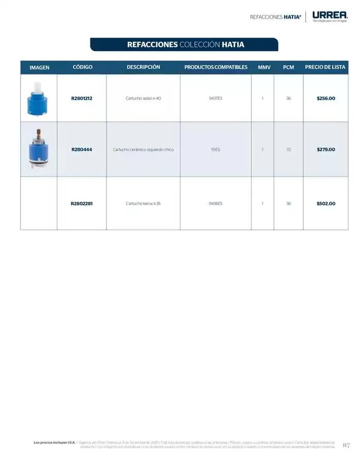 Catálogo de Catálogo Residencial 2025 28 de febrero al 28 de febrero 2026 - Pagina 123