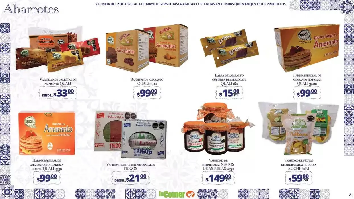 Catálogo de La Comer Puebla Rincones de México 2 de abril al 4 de mayo 2025 - Pagina 8