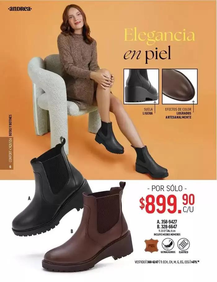 Catálogo de ANDREA - CALZADO CONFORT 26 de agosto al 25 de enero 2025 - Pagina 58
