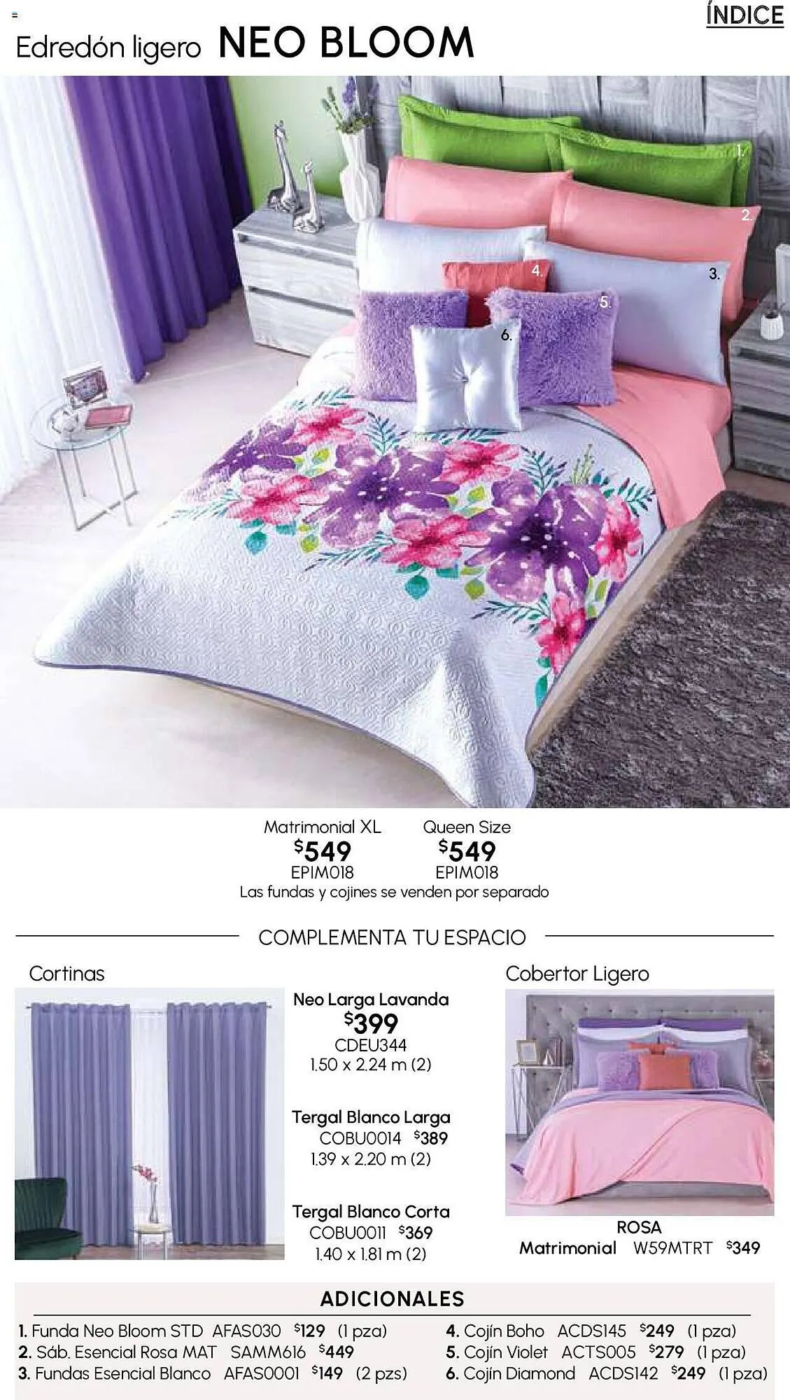 Catálogo de Catálogo Colchas Concord 13 de julio al 20 de julio 2023 - Pagina 22